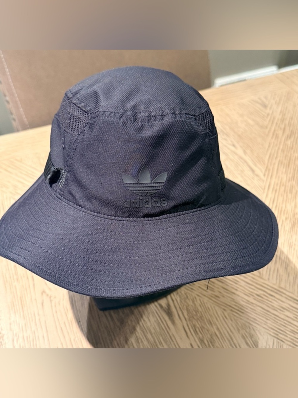 ADIDAS AEROREADY Bucket Sun Boonie Hat Cap Drawstring Black Adult Lightweight